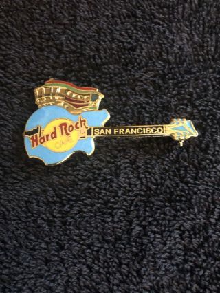 Hard Rock Cafe Guitar Pin San Francisco