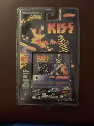 1997 Kiss Ace Frehley W/ Peter Criss Card Johnny Lightning