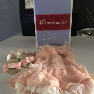 Retired American Girl My American Girl Shimmer And Lace Party Dress Clothing Set