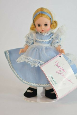 Madame Alexander Alice Storyland Doll 14508 With Stand,  Card