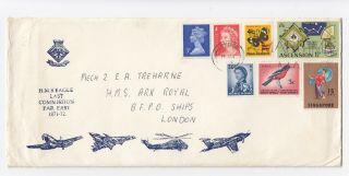 1971 - 72 Hms Eagle Last Commission Far East Cover Ascension Nz Hong Kong Africa