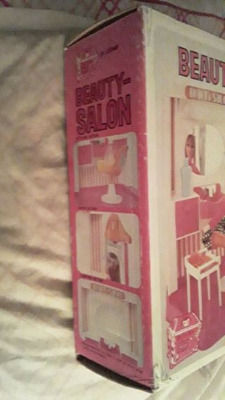Vintage Sears Barbie Beauty Salon Set,  Mirror,  Chair,  Accessories
