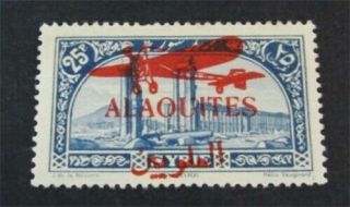 Nystamps France Alaouites Stamp C19 Og H $53
