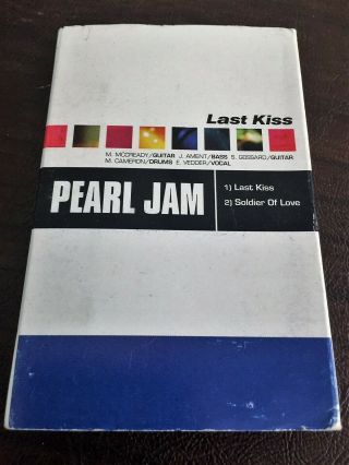 Pearl Jam - Last Kiss / Soldier Of Love Cassette Single Rare