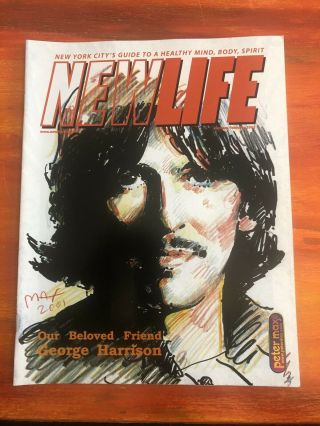 Newlife Mag George Harrison Beatles Peter Max Poster