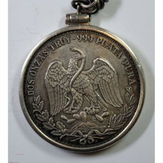 Médaille 2 onzes Argent,  Emiliano ZAPATA Révolution Mexique L ' art des gents (U 2