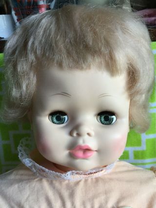 Vintage 1978 Eugene Doll Baby 2 Year Old 31” Playpal Companion Doll