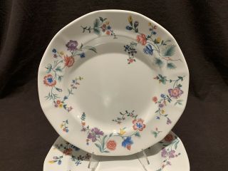 Laura Ashley Chinese Silk Dinner Plates Set of 10 - 10 1/4 