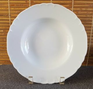 Ultra Rare Richard Ginori (8) Petalo White Porcelain Rimmed Bowls