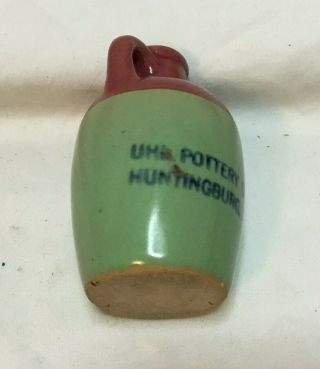 Uhl Pottery MERRY CHRISTMAS 1940 Miniature Jug Huntingburg Indiana 3
