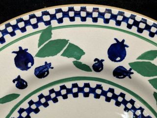 Nicholas Mosse Pottery Blueberry Pattern Luncheon Plate 8 1/2 "