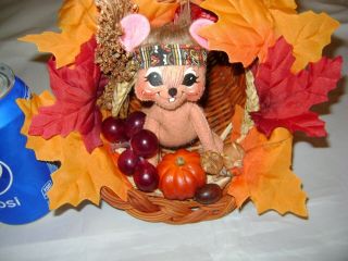 Annalee Fall Thanksgiving Harvest Cornucopia with Mice 2