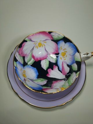 Paragon England Fine Bone China Cabbage Rose Tea Cup & Saucer Set