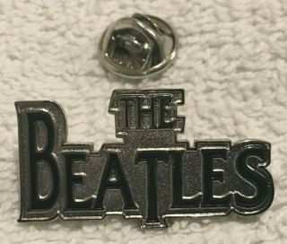 2001 The Beatles Logo Metal Hat / Lapel Pin