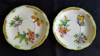 Herend Queen Victoria Tea Cup And Saucer/ Set of Two 3
