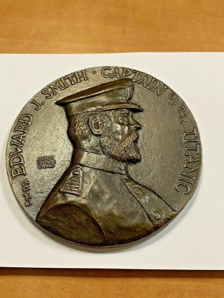 R.  M.  S.  Titantic 3 " Medal,  1980,  Captain Edward John Smith