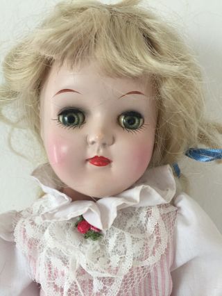Vintage Ideal 16” P - 91 Toni Doll Blonde Hair