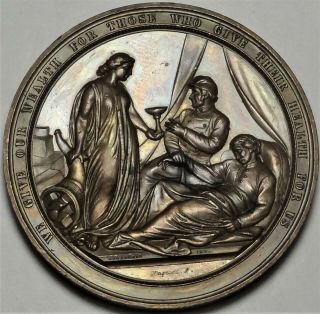 1864 Philadelphia Sanitary Great Central Fair Medal By Paquet Julian Cm - 44 58mm