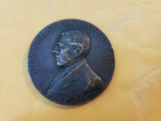1913 Official Bronze Inaugural Medal - President Woodrow Wilson