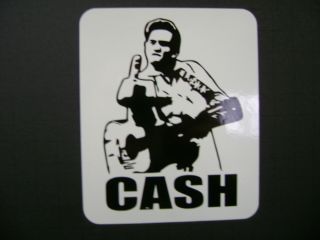 Johnny Cash Sticker Decal,  Folsom Prison