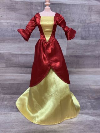 Disney Store,  Belle,  Beauty And The Beast,  12”,  Doll,  Boutique,  Wardrobe,  Dress