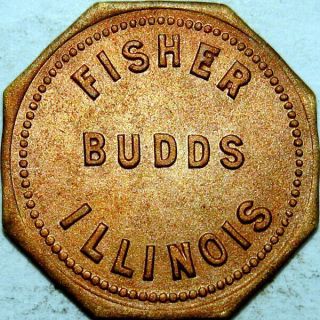 1930 Fisher Illinois Good For Token Budds