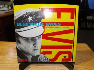 Elvis Presley - Blue Suede Shoes / Promised Land 45rpm Rca Jk 13929 Promo