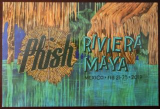 Phish Riviera Maya 2019 Postcard