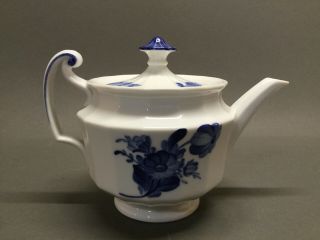 Royal Copenhagen Blue Flowers Fluted Angular 5 Inch Tea Pot Teapot