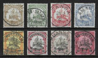 German East Africa 1905 Complete Set Of 8 Michel 22 - 29 Cv €200 Vf