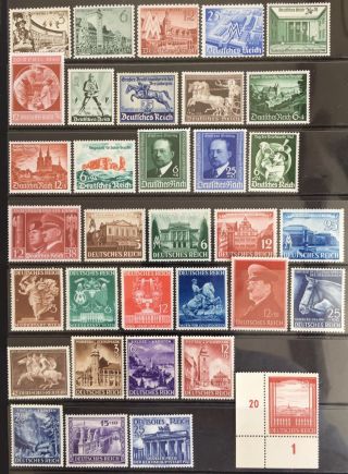 Germany Third Reich 1940 - 1941 Issues Mnh/mlh