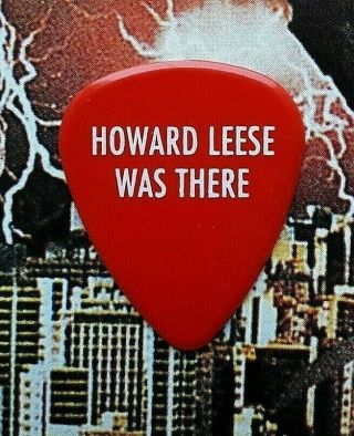 Heart Howard Leese 1996 Olympics Red Guitar Pick