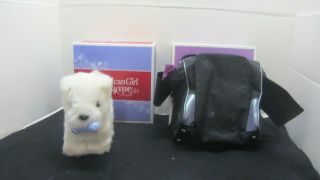 American Girl Doll Pet Coconut The Puppy With Pet Carrier With Boxes