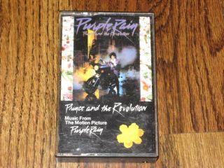 Prince Purple Rain Soundtrack Cassette Rare