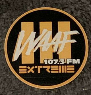Extreme Band Nuno Bettencourt Gary Cherone Bumper Sticker Waaf 107.  3