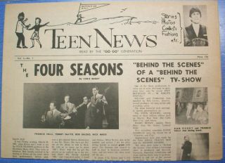 1965 Wkbw Teen News Vol.  1 No.  1 - Buffalo,  N.  Y.