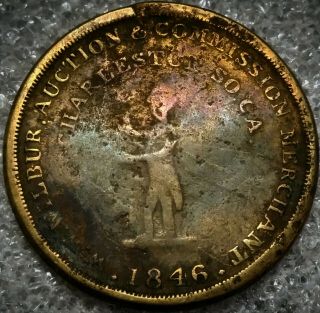 (1846) Slave Auctioneer W.  W.  Wilbur - Sc - 10 Charleston,  Sc