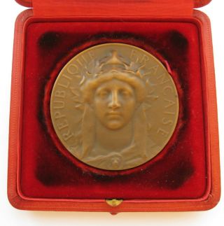 France Bronze Medal By Vernon Marianne Centenary Of The Civil Code 1904,  Boxed