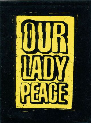 Our Lady Peace Clumsy Rare Promo Sticker 1997