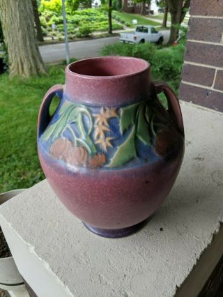 Roseville Pottery Baneda Pink 10 " Jardiniere Vase