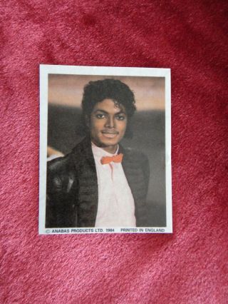 Michael Jackson Sticker 1984 Vintage 80 