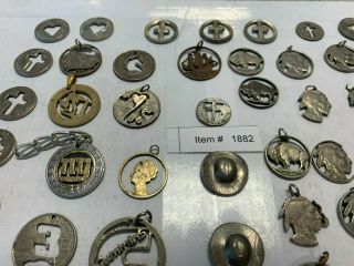 Jewelry Made from Coins,  Cut Out Pennies,  Nickels,  Dimes,  Etc.  Item 1882 3