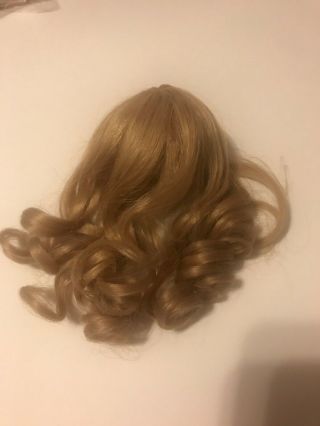 Vintage Human Hair Doll Wig - Size 6 - 7