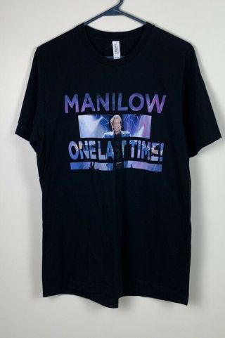 Barry Manilow One Last Time 2016 Concert T - Shirt L