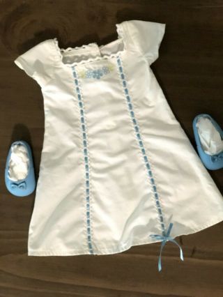 American Girl Caroline Nightgown And Slippers