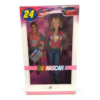Barbie Doll Nascar 24 Jeff Gordon Pink Label 2006