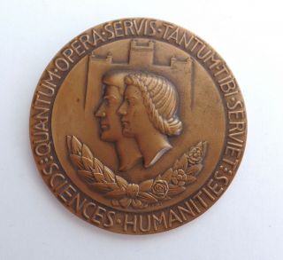 Antique Bronze Medal: Pratt Institute Alumni Award Artist Gertrude Schweitzer