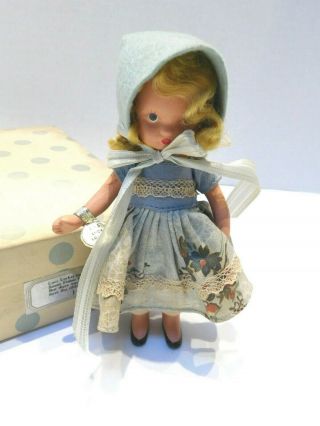 Vintage Nancy Ann Storybook Bisque Doll Lucy Locket 115 Box & Tag 3