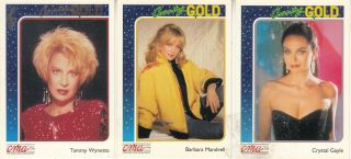 1992 Country Gold Music Trading Cards Cma - Tammy Wynette / Barbara Mandrell,