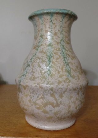 Arts And Crafts Pottery Vase Great Glaze Heavy Form